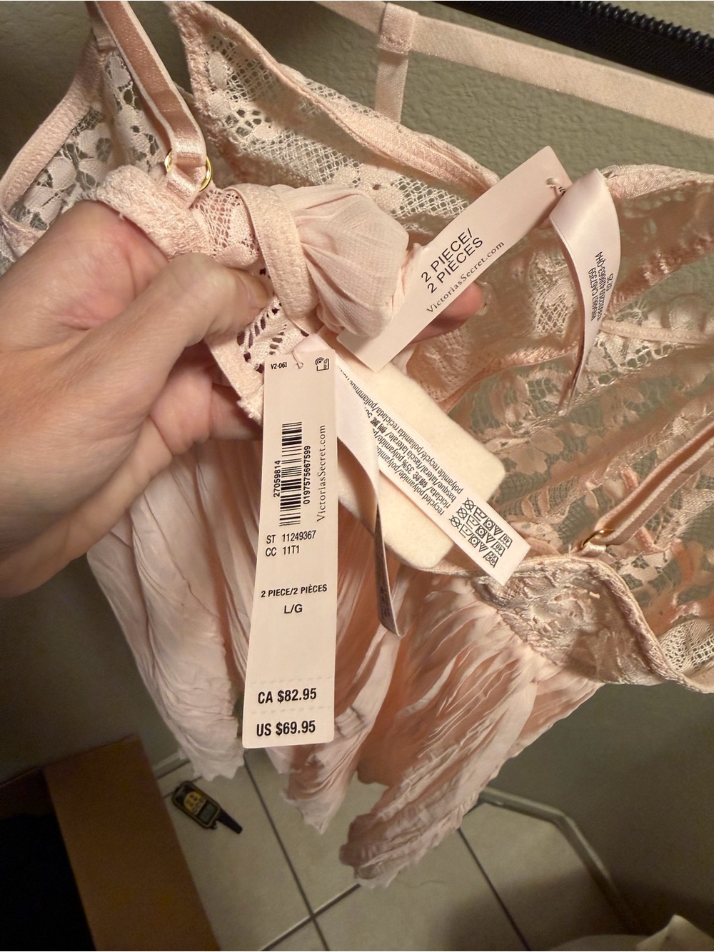 Victoria's Secret date to dream pleated Babydoll set - Picture 5 of 5